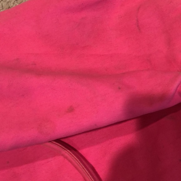 Victorias Secret Large Tote Shoulder Bag Bright Pink Strap Travel Beach Weekend - Picture 12 of 15